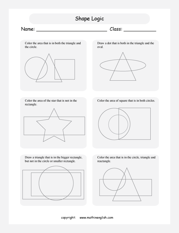Color The Area That Is In Both The Triangle And The Circle Draw A