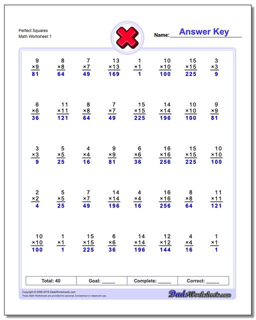 844 Free Multiplication Worksheets For Third, Fourth And Fifth Grade