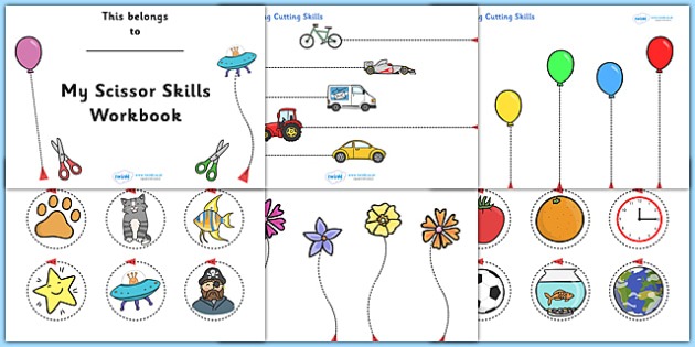 Cutting Skills Worksheets