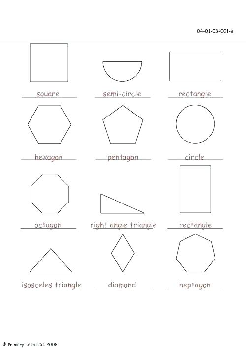 Two Dimensional Shapes Worksheets 3rd Grade Two Dimensional Shapes