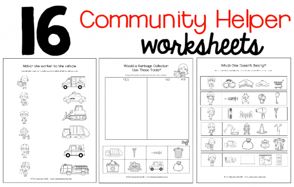 New! Community Helpers Theme Pack!