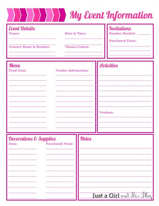 Free Event Planning Templates