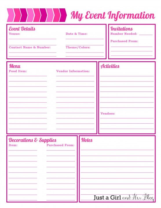 Free Event Planning Templates