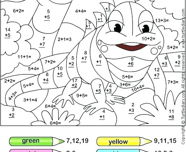 2nd Grade Halloween Math Worksheets Coloring Pages Free Shining
