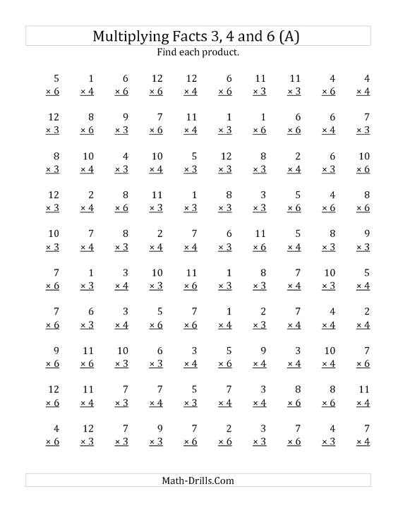 3 Rd Grade Multiplication Worksheets Formal Depict Math 2 3 4 5 3