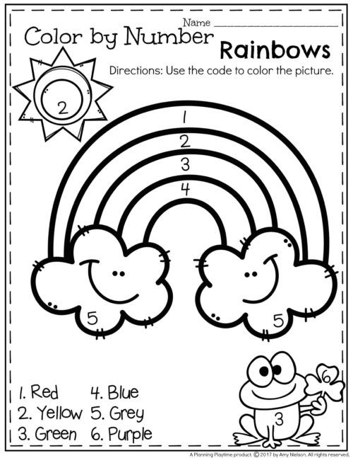 March Preschool Worksheets