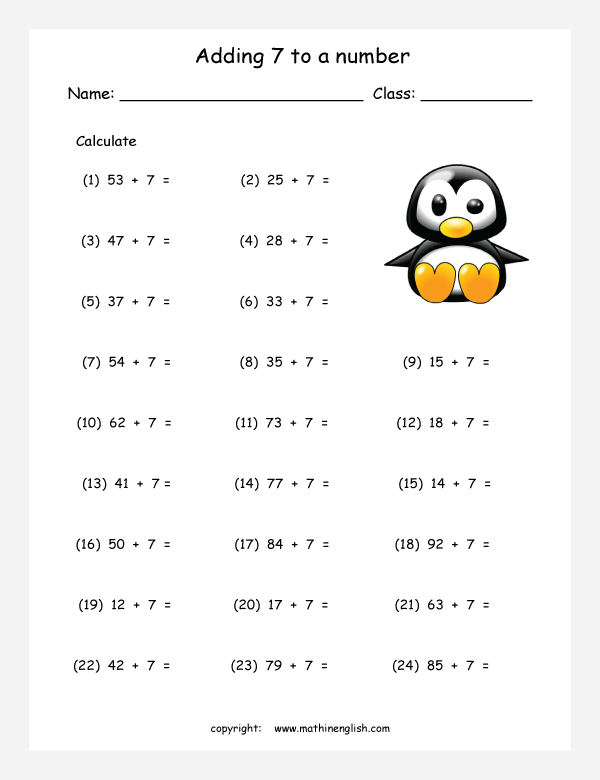 Addition Up To 100 Worksheet  Practice Your Addition Skills And