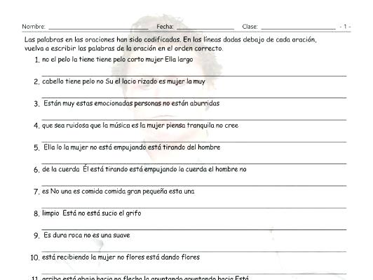 Antonyms And Opposite Actions Scrambled Sentences Worksheet