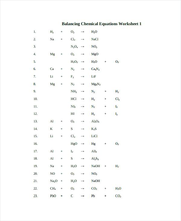 X A Previous Image Next Wallpaper Balancing Chemical Equations