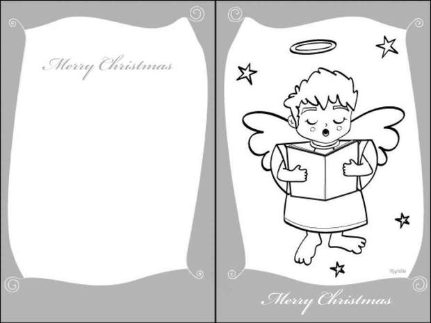 How To Craft Xmas Angel Card