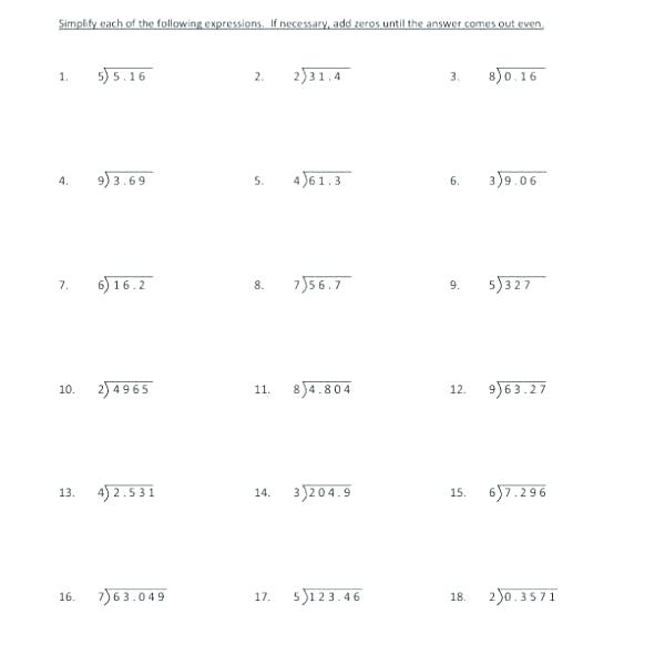 Division 5th Grade Grade 5 X 2 Long Division Math Division