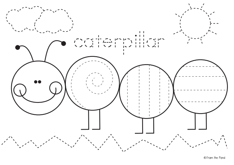 Freebie Caterpillar Worksheet Pdf