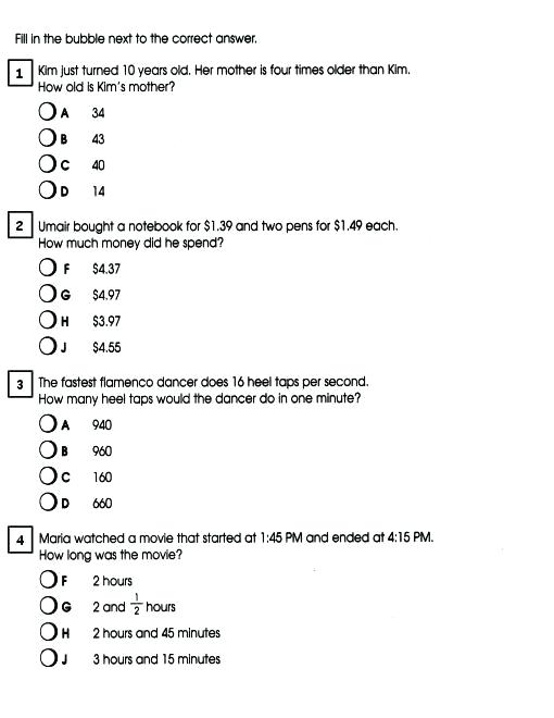 Printable 8th Grade Math Worksheets
