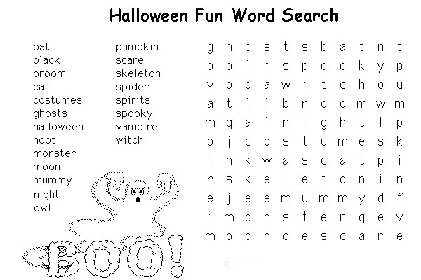 Free Halloween Printable Activities Free Halloween Activities Free