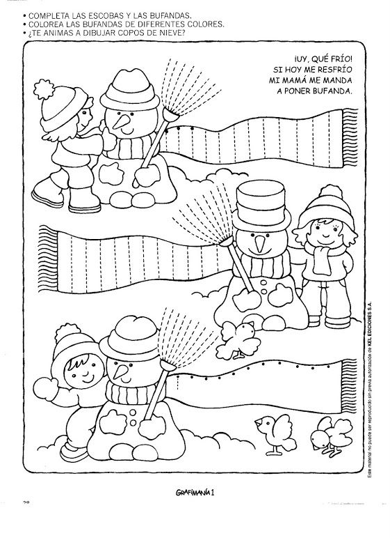 Winter Worksheet For Kids
