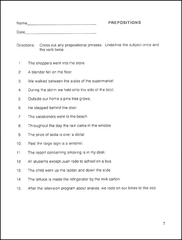 Grammar Worksheet 5th Grade â Investoption Club