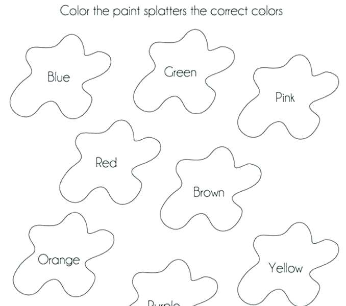 Learning Colours Worksheet â Seocrowns Club