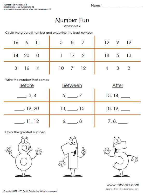Number Fun Worksheets 3 And 4