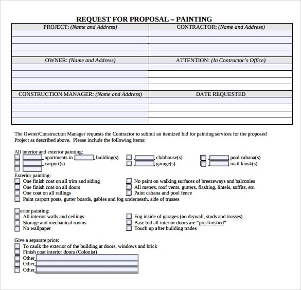9+ Painting Estimate Templates