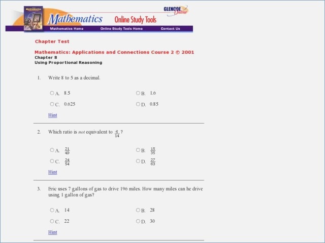 Printable 8th Grade Math Worksheets