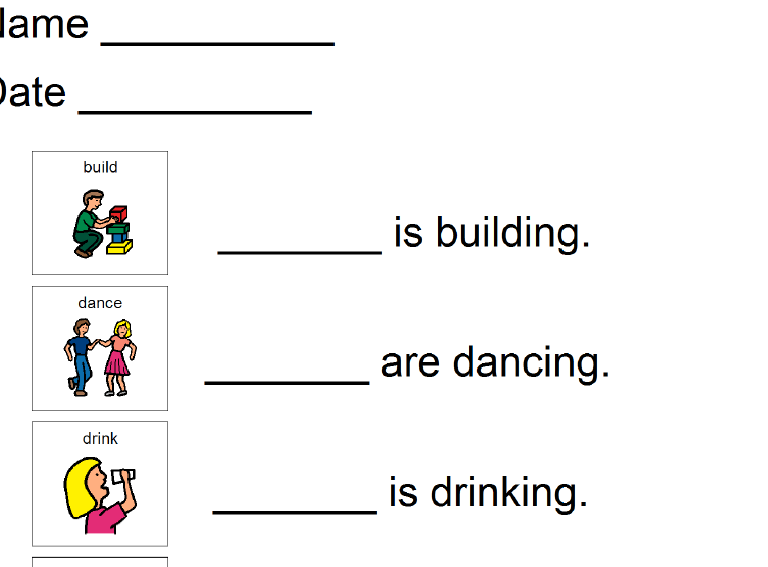 Pronoun Worksheets  He She They