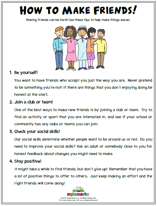 Healthy Relationship Worksheets For Kids And Teens