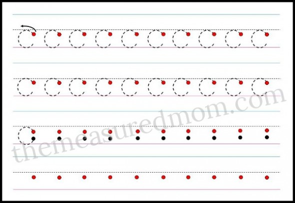 Free Lowercase Handwriting Worksheets On Four Lines!
