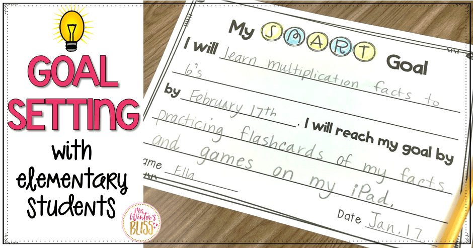 Goal Setting With Elementary Students