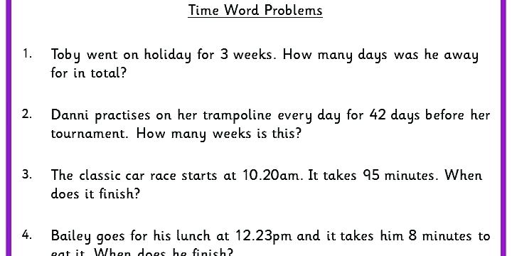 Telling Time Word Problems Worksheets Grade Math Word Problems