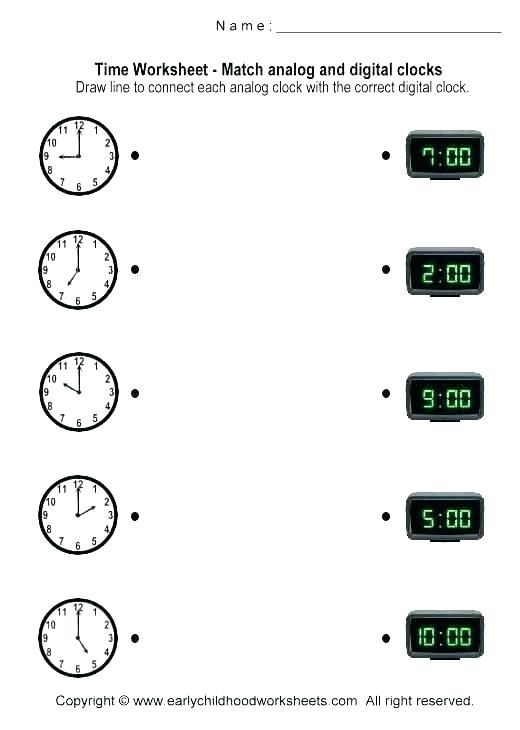 Time Worksheet 2nd Grade Clock Practice Worksheets Grade Graphic