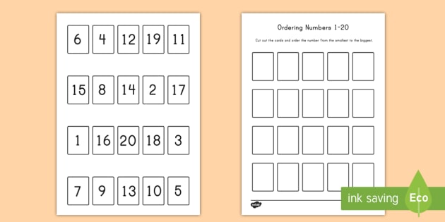 Ordering Numbers Game 1
