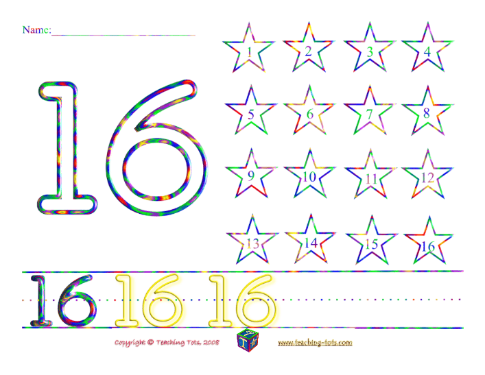 A Different Gorgeous Number Worksheet Each Day Of The Month
