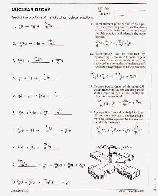 Tom Schoderbek Chemistry  Nuclear Decay Half