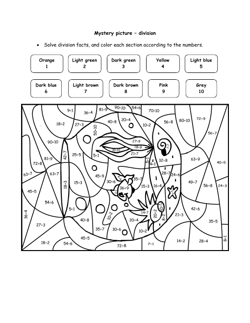 Division Worksheets