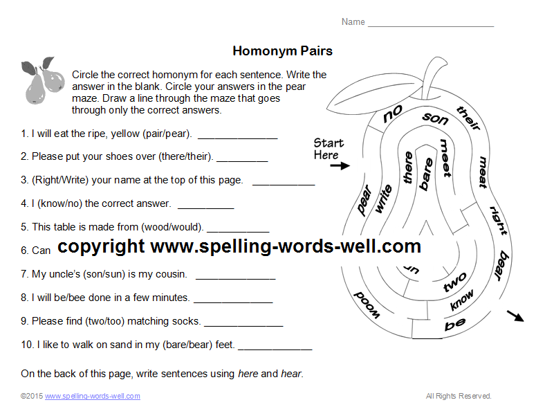 Free Printable Worksheets For Kids