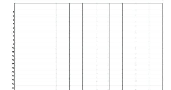 Retail Instructions Inventory Template 10 Column Worksheet Example