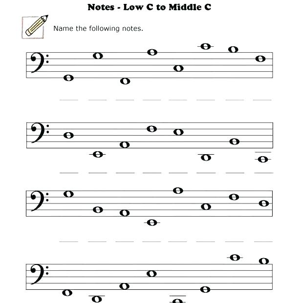 Note Name Worksheets Free Printable Music Note Reading Worksheets