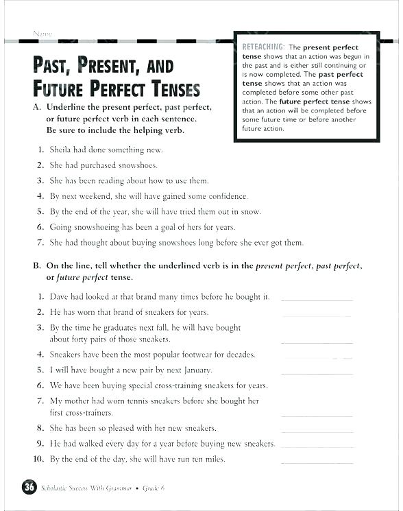 Perfect Verb Tense Worksheets 5th Grade Related Post Spelling