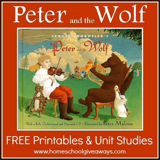 Peter And The Wolf Free Printables And Unit Studies!