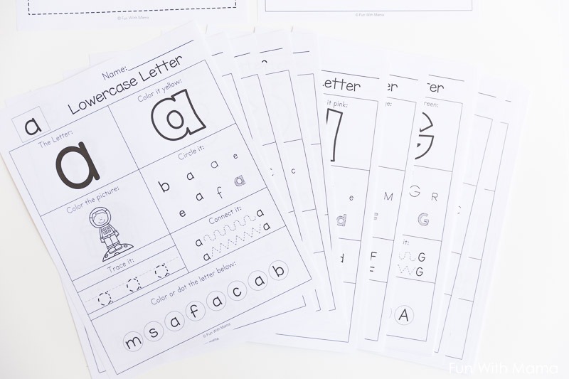 Alphabet Worksheets