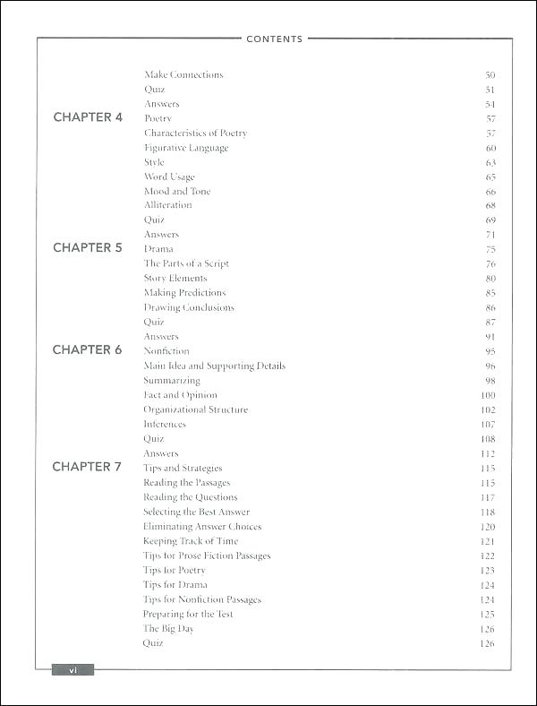 Reading Worksheets Language Arts Practice Ged Test Tips