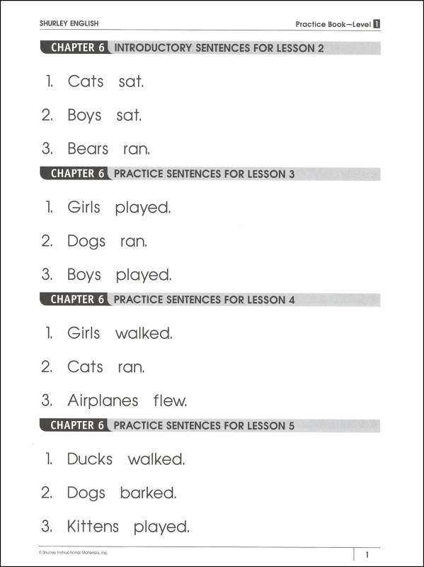 Shurley English Worksheets | Worksheets Samples