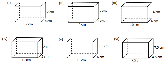Worksheet On Volume Of A Cube And Cuboid