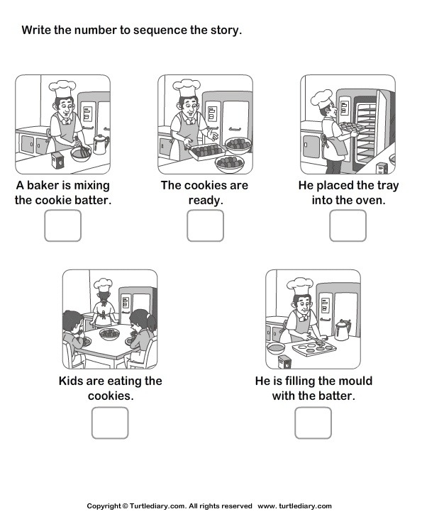 Picture Sequence Worksheet 1
