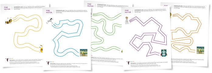 Practice Fine Motor Skills With Mazes For Kids