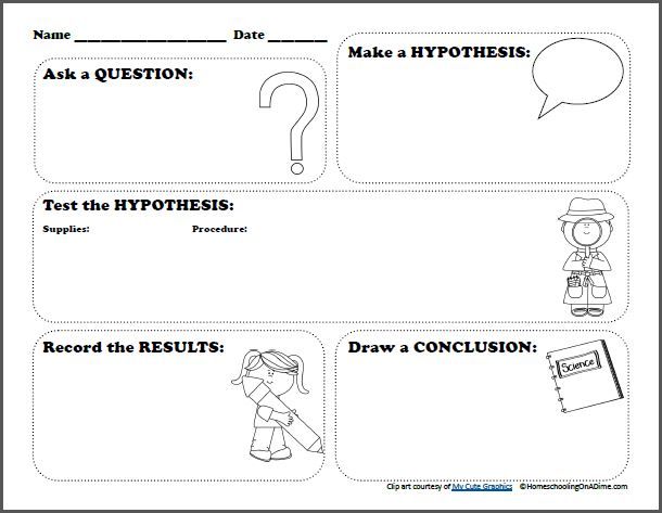 Free Scientific Method Worksheet For Kids