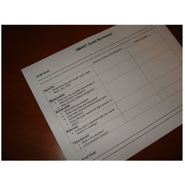Sample Smart Goals Worksheet  Free Template For Download