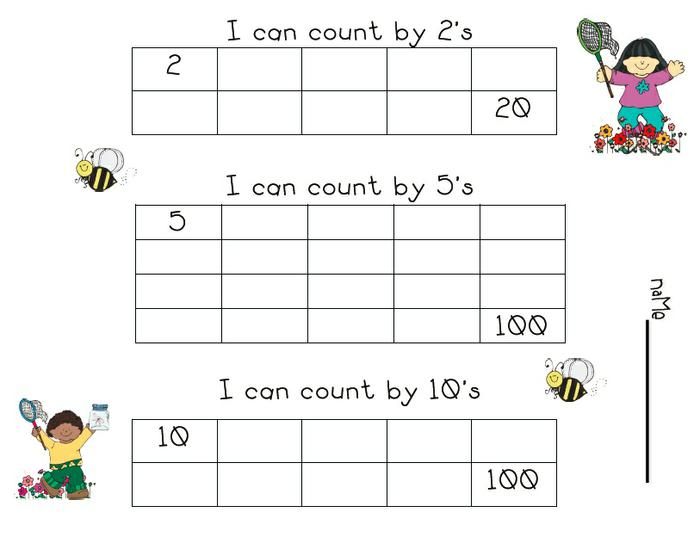 Printable Skip Counting Worksheets
