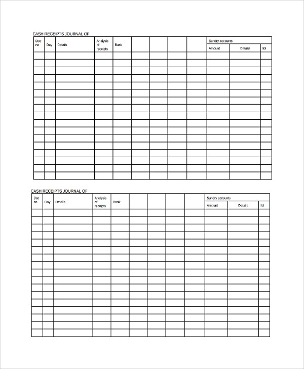 Sample Accounting Worksheet Template