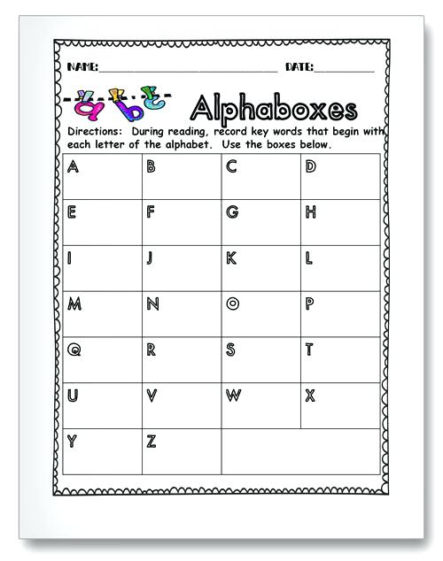 Name Collection Boxes Worksheets â Sibarit Info